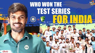 Who Won The Test Series For India? | Ind Vs Aus 4th Test Match Review | Pujara | Pant | Gill