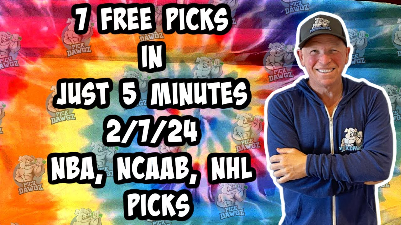 NBA, NCAAB, NHL Best Bets For Today Picks & Predictions Wednesday 2/7 ...