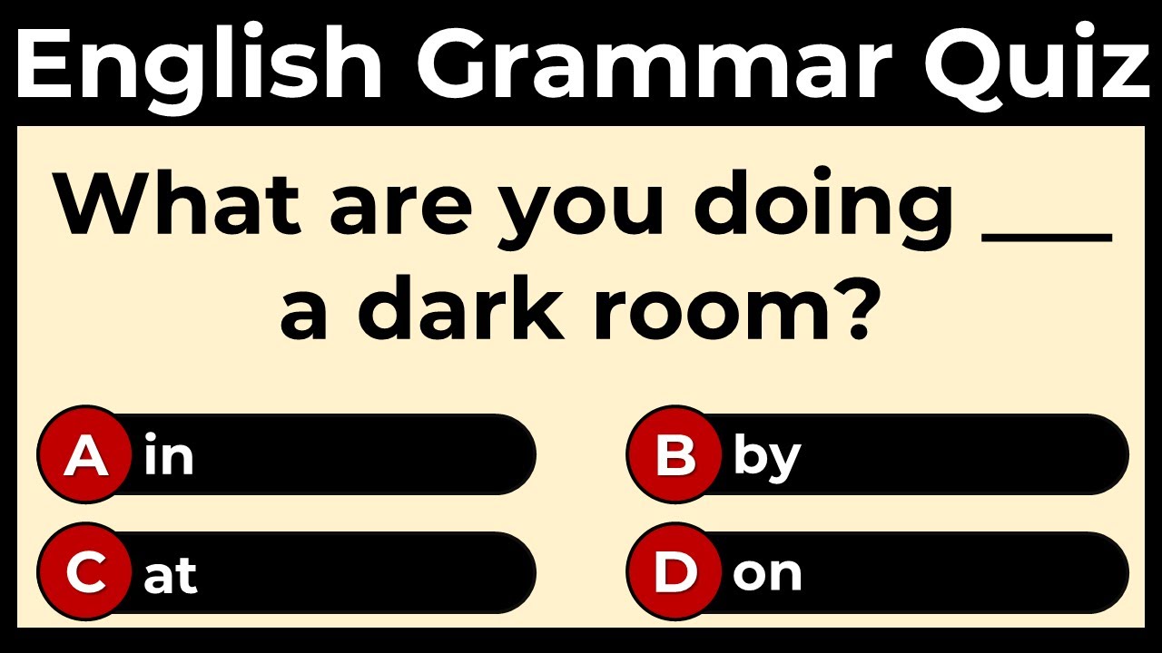 Mixed English Grammar Quiz Can You Score 10 10 Youtube