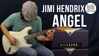 How To Play - Jimi Hendrix - Angel - Guitar Lesson - Tutorial