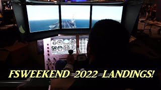 FSWeekend 2022:  92 landings!