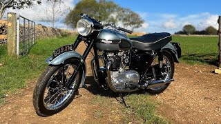 1955 Triumph T110 650cc Start Up ( WON by Andrew S. from Stevenage )