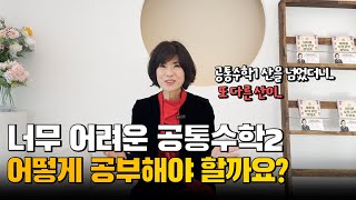 공통수학1이라는 산을 넘었더니, 공통수학2란 산을 만나 혼란스러운 학생들에게