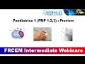 MRCEM Intermediate SBA Webinar : Paediatrics 1 Preview