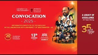 🔴Live : IIT Convocation 2025 with the University of Westminster