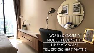 Noble Ploenchit for rent : two bedroom