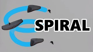 Learning Spiral With Smooth Exit (Paragliding, Rumbula)