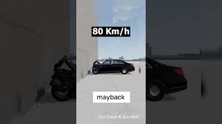 BeamNG Drive | マイバッハ高級車300KM/H衝突テスト。＃車#カークラッシュテスト＃自動車事故＃衝突試験＃交通事故