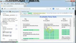 How to make an appointment in TutorTrac
