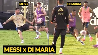 Di Maria tried to recreate MESSI goal in Argentina last training | Football News