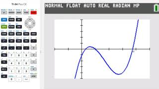 Calculator Skill (1) Finding Zeros, Min and Max