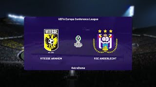 ⚽ Vitesse vs Anderlecht ⚽ | UEFA Europa Conference League (26/08/2021) | PES 2021