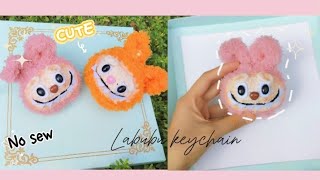 How to crochet Labubu keychain ✨ 🧡Beginnes friendly |Step by Step |PANSY -Handmade Paradise