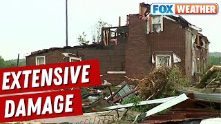 'It Was Nuts': Extensive Damage In Columbia, TN, After Tornado Tears Through Community