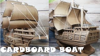 How to make a Cardboard Pirate Ship