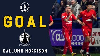 GOAL - Callumn Morrison | Darvel v Falkirk | Scottish Cup Fifth Round 2022-23