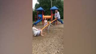 Epic Fail: Falling off a Seesaw! 🤣