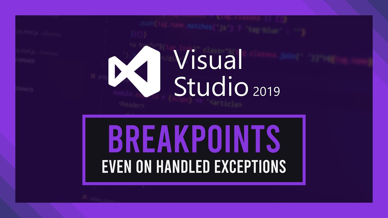 Break On Ignored Handled Exceptions Visual Studio Exception