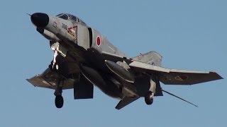 航空自衛隊岐阜基地 F-4EJ #336 着陸 小牧基地航空祭からの帰投 JASDF Gifu AB '14,Feb,23