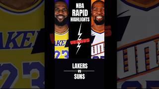 NBA RAPIDS: Phoenix Suns Vs Los Angeles Lakers | Dec 5 | 2023 #nbahighlights #lebronjames