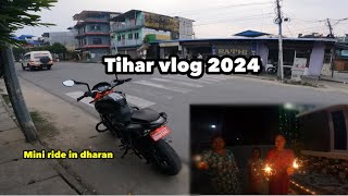 Tihar vlog aiyoe hai guys//ani sano solo ride dharan ma🔥🏍️