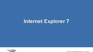 Vista   Internet Explorer 7
