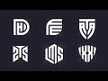 6 Easy Grid Logo Design Process On Same Lines | Adobe Illustrator Tutorial