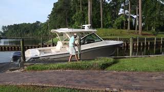 Grady-White Boats: Docking in the Wind