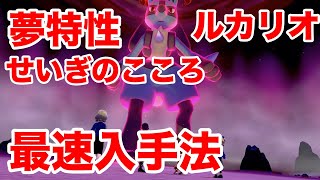 【ポケモンソード】夢特性せいぎのこころの\