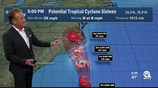 System could become Tropical Storm Ophelia, impact North Carolina