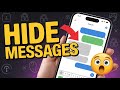 How to Hide Text Messages from One Contact