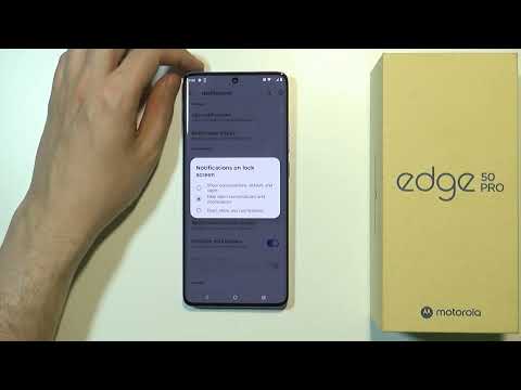 Cómo ocultar notificaciones de la pantalla de bloqueo en Motorola Edge 50 Pro