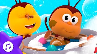 Let's Take a Bath 🫧|  Boogie Bugs Bath Song | Good Habits Song | Kids Songs