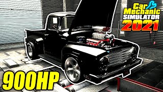 Restaurei minha Ford F100 e preparei pra Arrancada! - Car Mechanic Simulator 2021 #18