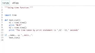 Timing python operations