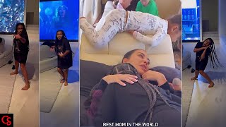 North West Dancing On Her Mom's 41st Birthday Party ( Video) 2021