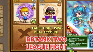 DDTANK TWO LEAGUE FIGHT USING DUAL ACCOUNT