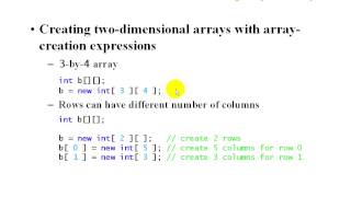 F1L6@8 Multidimensional arrays