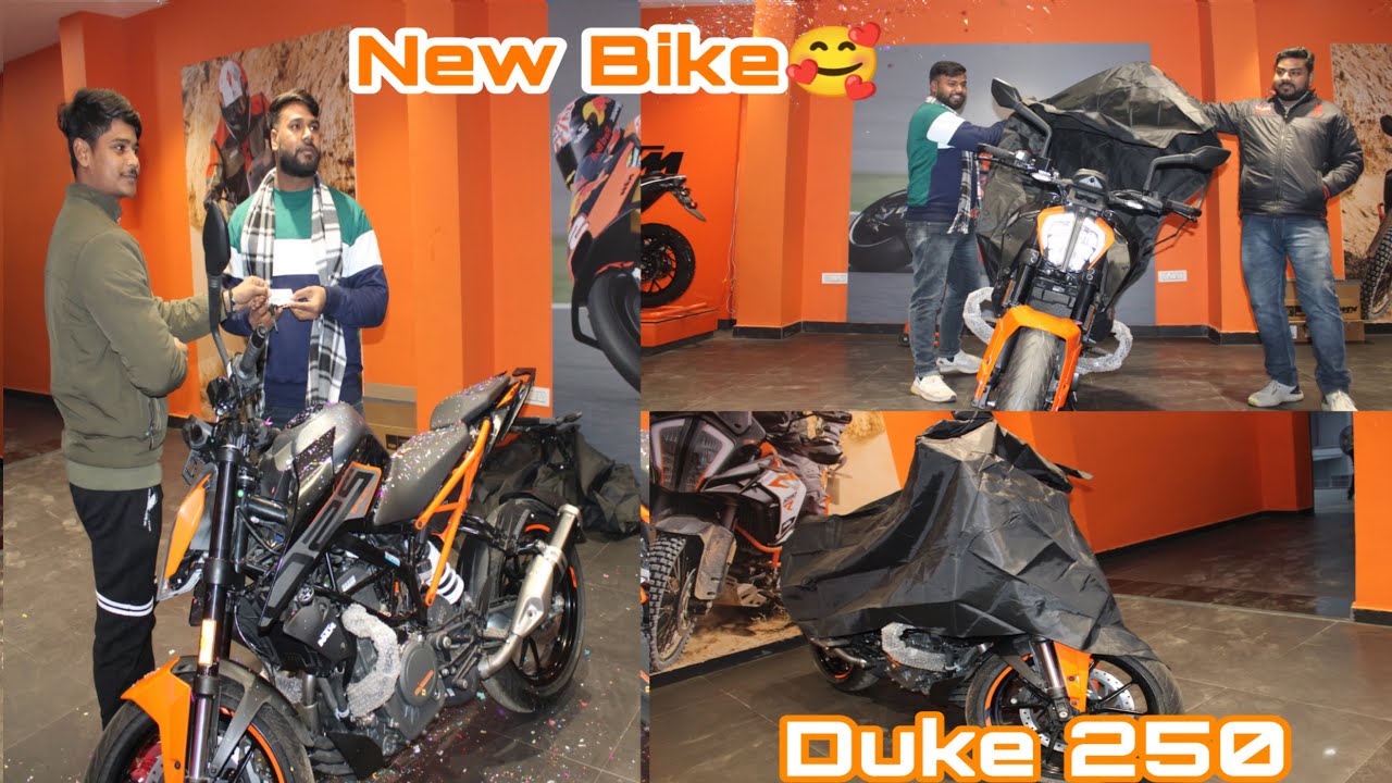 FINALLY TAKING DELIVERY OF MY NEW BIKE || KTM DUKE 250 Bs6 2023 😘|| # ...