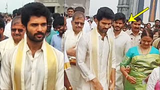 Vijay Devarakonda Visits Yadadri Temple | Khushi | Samantha | Anand Devarakonda | Daily Culture