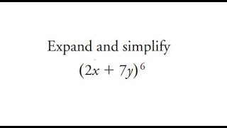 Grade 11 Functions - Expanding and Simplifying using Pascal's Triangle (ch 7.7)