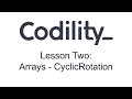 CyclicRotation - Arrays - Codility