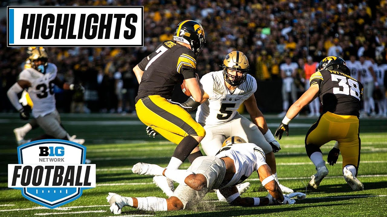 Purdue At Iowa | Big Ten Football | Oct. 16, 2021 | Highlights - Win ...