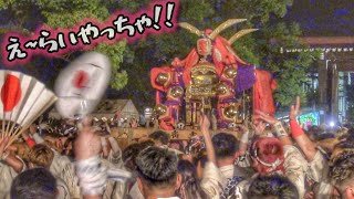 京都 御霊祭2024 末廣神輿 御霊神社(上御霊神社) 帰還 神輿振り·差し上げ·拝殿上げ 2024.5.18