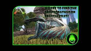 ARK: ALL THE LOCATIONS WHERE TO FIND THE TROPEOGNATHUS ON CRYSTAL ISLES!