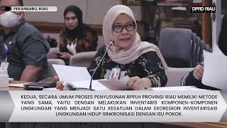 Finalisasi Pembahasan Rencana Perlindungan \u0026 Pengelolaan Lingkungan Hidup (RPPLH) 2022-2051