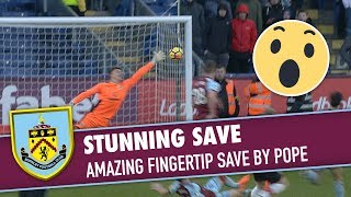 STUNNING SAVE | Amazing Fingertip Save By Pope