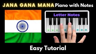 Jana Gana Mana Piano Tutorial with Notes | National Anthem | Perfect Piano | 2021