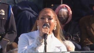 Jennifer Lopez sings This Land is Your Land at Joe Biden inauguration: full video