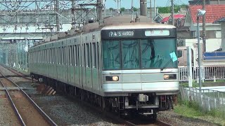 【定期運用ラスト・臨回・廃回残り6編成】東京メトロ03系03ｰ108F入線～発車・通過